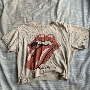 Rolling Stones crop top